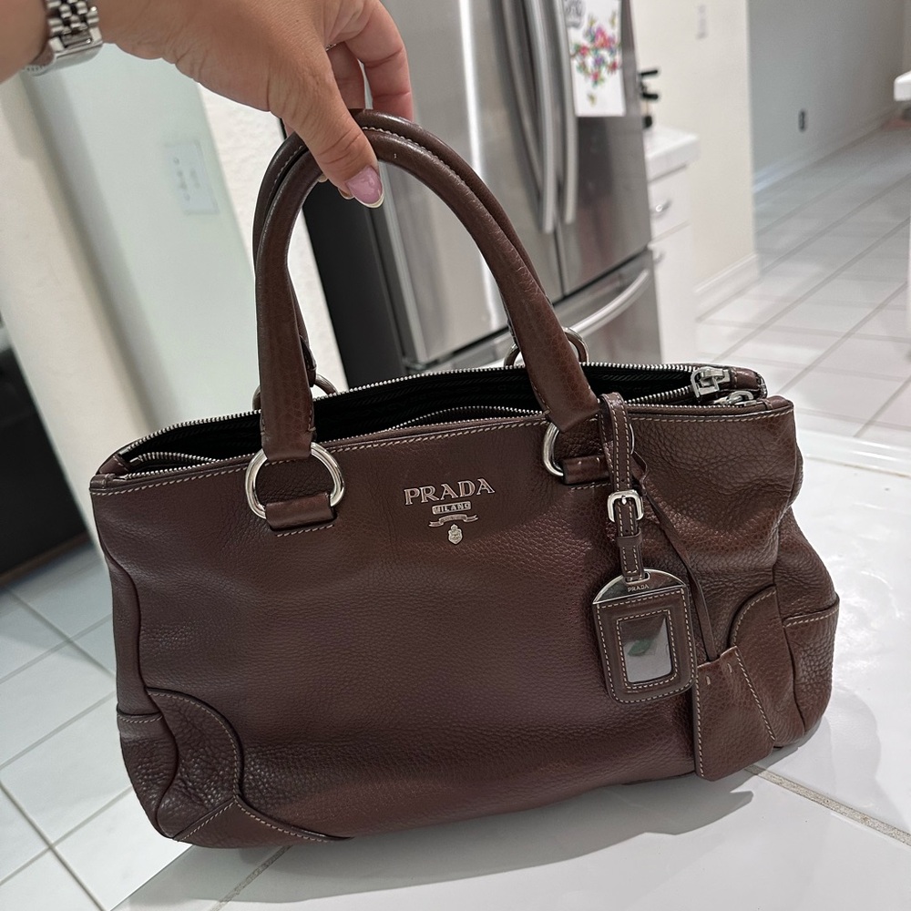 Prada Brown Leather Handbag
